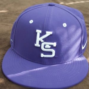 Purple Nike Kansas State Baseball Cap (Size 7 3/4)